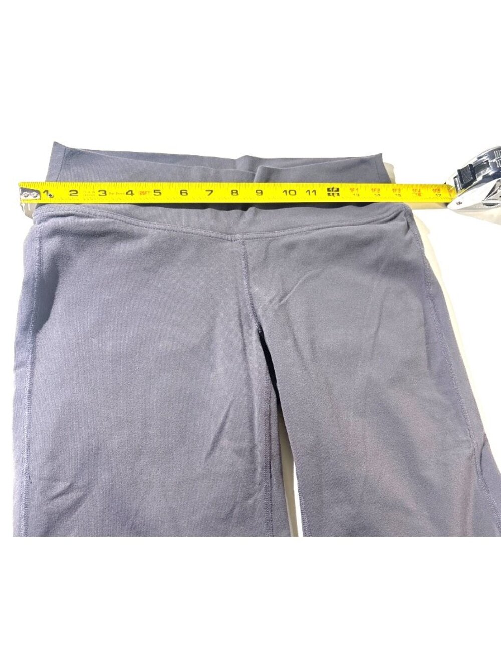 Athleta Gray Wide-Leg Yoga Pants With Back Pockets Size S - Picture 8 of 10